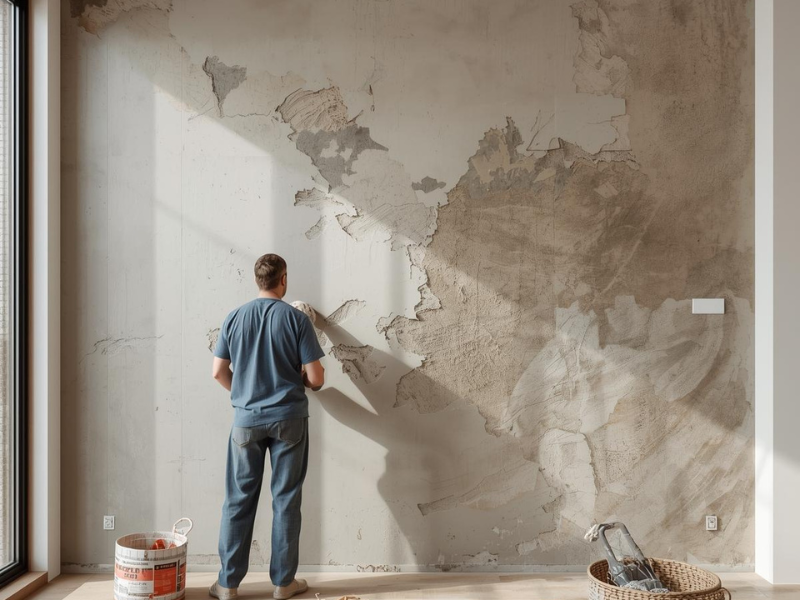 How to Get a Seamless Concrete Wall Texture Finish on Walls